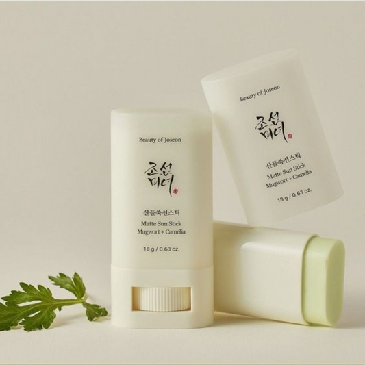 BEAUTY OF JOSEON Matte Sunscreen Stick : Mugwort+Camelia (SPF 50+ PA++++) - Brandz On Demand - Premium, 100% Original Beauty and Lifestyle Products - Pakistan