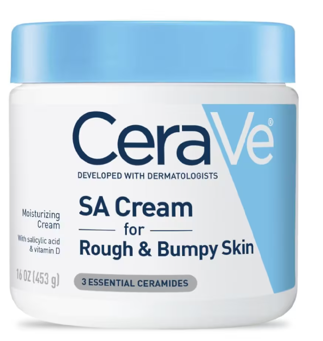 CeraVe SA Cream for Rough and Bumpy Skin, Moisturizer Unscented