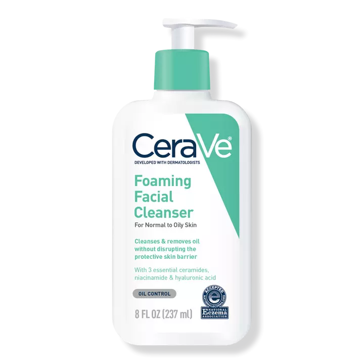 Foaming facial cleanser