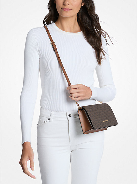 MICHAEL KORS - Jet Set Medium Signature Logo Crossbody Bag