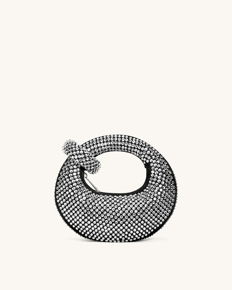 Abacus Artificial Crystal Mini Top Handle Bag