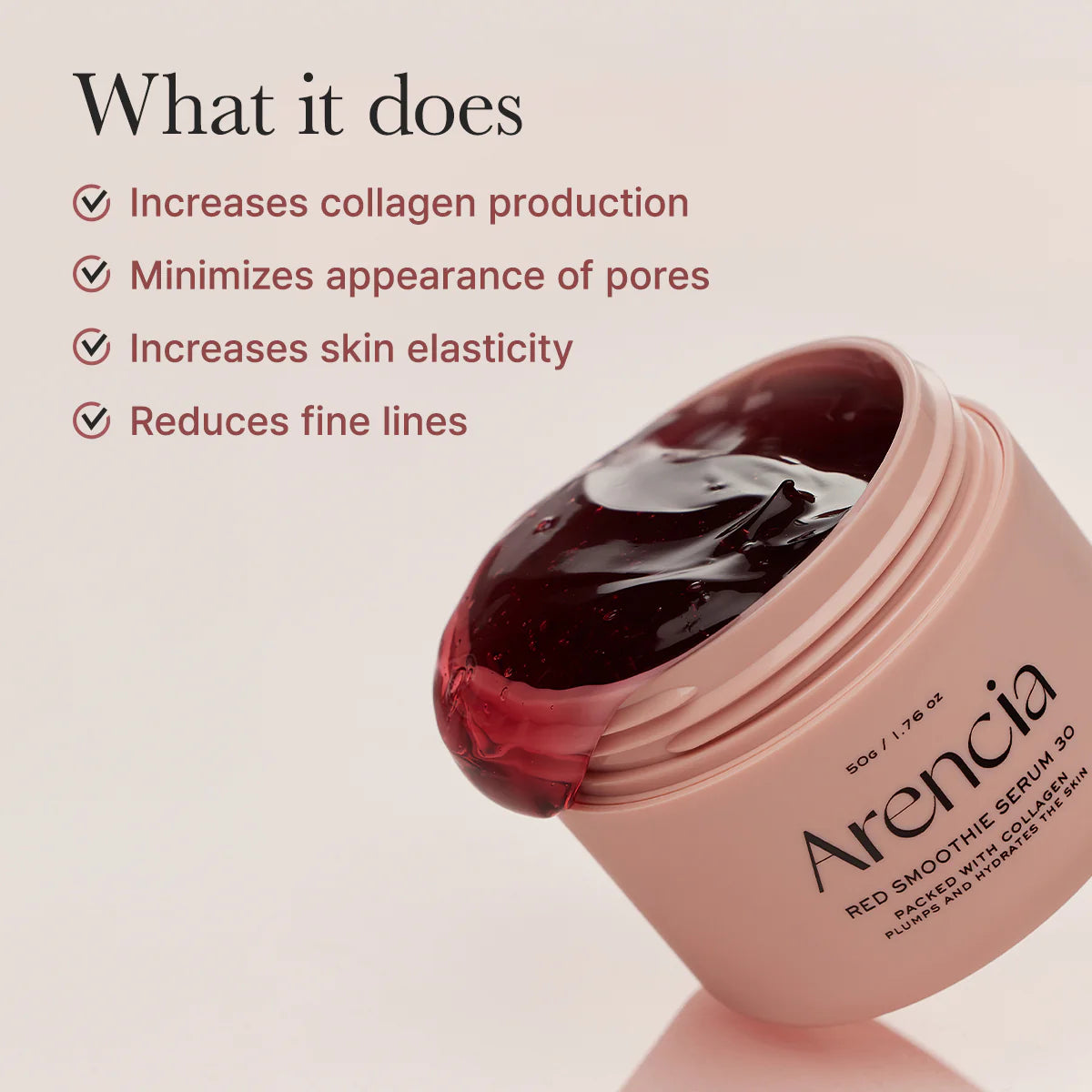 Arencia - Overnight Red Smoothie Face Mask Serum