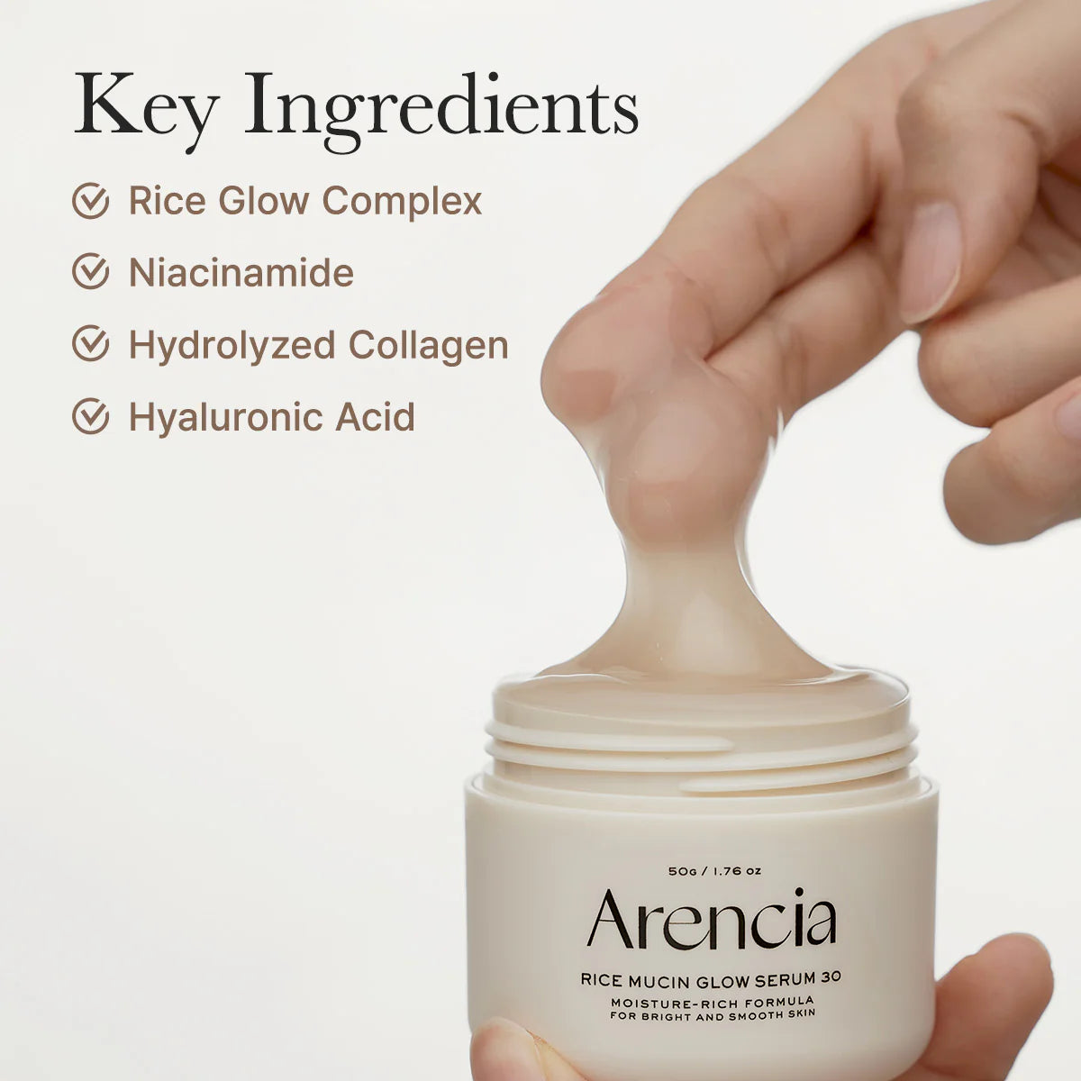 Arencia - Rice Mucin Glow Overnight Serum 30