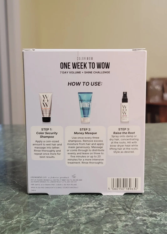 COLOR WOW One Week to Wow 7 Day Volume + Shine Set - Brandz On Demand - Premium, 100% Original Beauty and Lifestyle Products - Pakistan