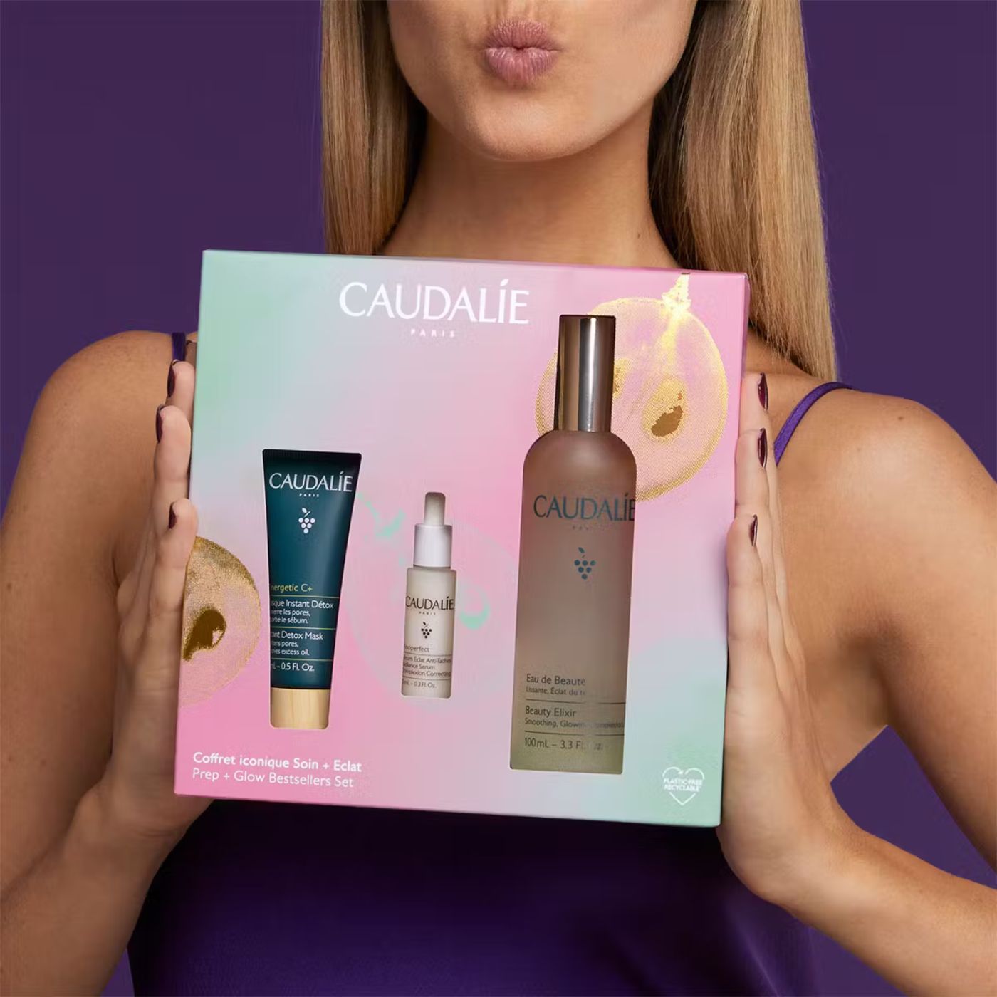 Caudalie Detox + Glow Best Sellers Set