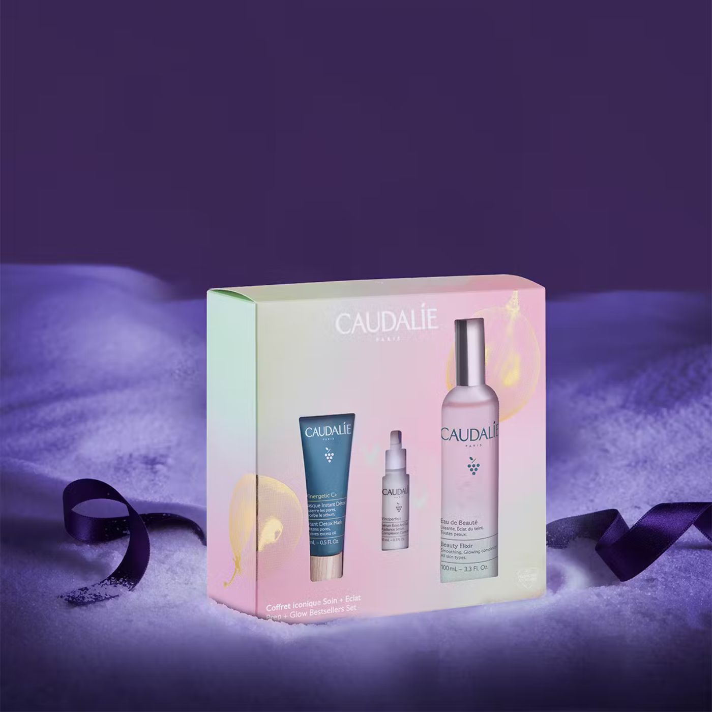 Caudalie Detox + Glow Best Sellers Set