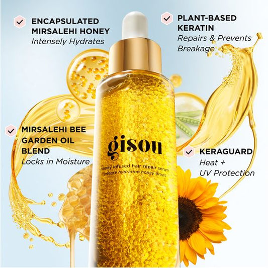 Gisou Honey Infused Hair Repair Serum - Brandz On Demand - Premium, 100% Original Beauty and Lifestyle ProductsΒ - Pakistan
