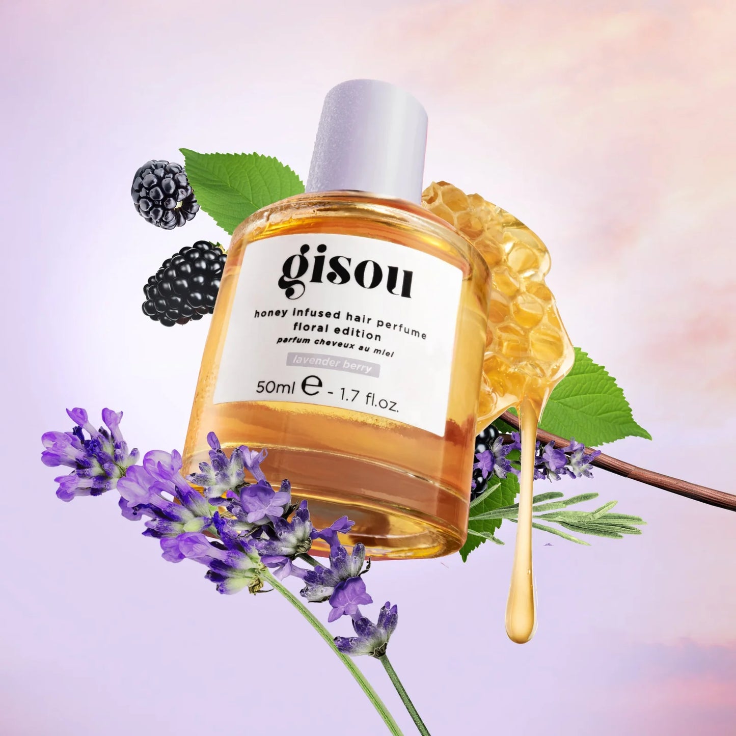 Gisou - Honey Infused Hair Perfume Lavender Berry