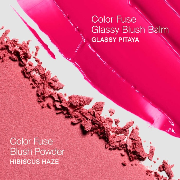HAUS LABS BY LADY GAGA Color Fuse Glassy Blush Balm Stick + Powder Blush Set