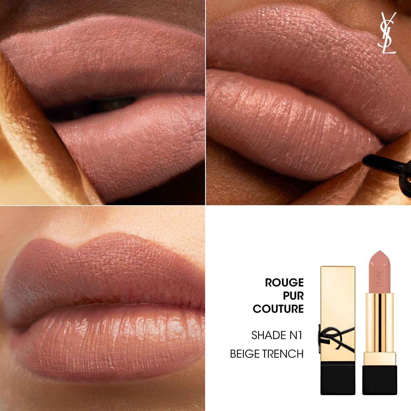 YSL - Rouge Pur Couture Caring Satin Lipstick with Ceramides MINI