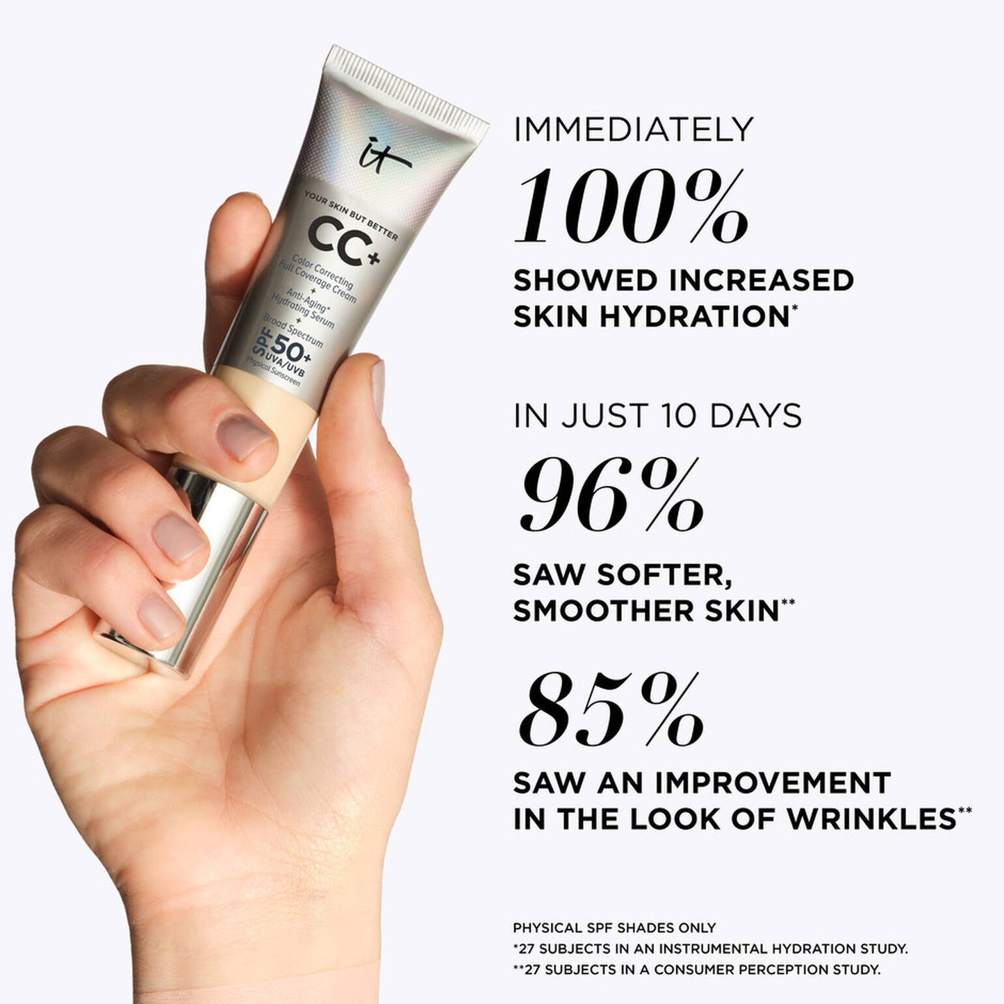 IT Cosmetics - CC+ Cream Full-Coverage Foundation with SPF 50+