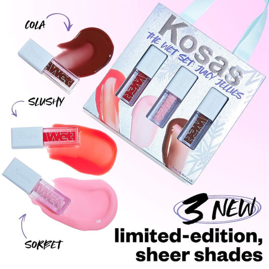 Kosas The Wet Set: Juicy Jellies Sheer Lip Oils