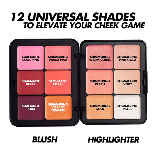 Make Up For Ever - HD Skin Blush & Glow Longwear Cream Face Palette - Brandz On Demand - Premium, 100% Original Beauty and Lifestyle Products - Pakistan