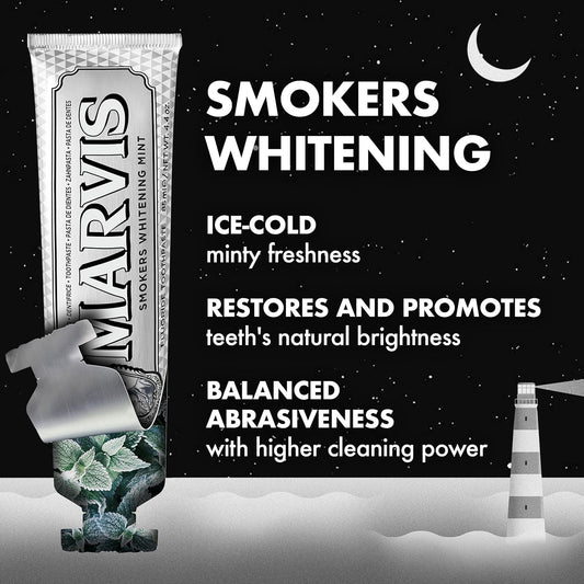 Marvis - Smokers Whitening Toothpaste - Brandz On Demand - Premium, 100% Original Beauty and Lifestyle Products - Pakistan
