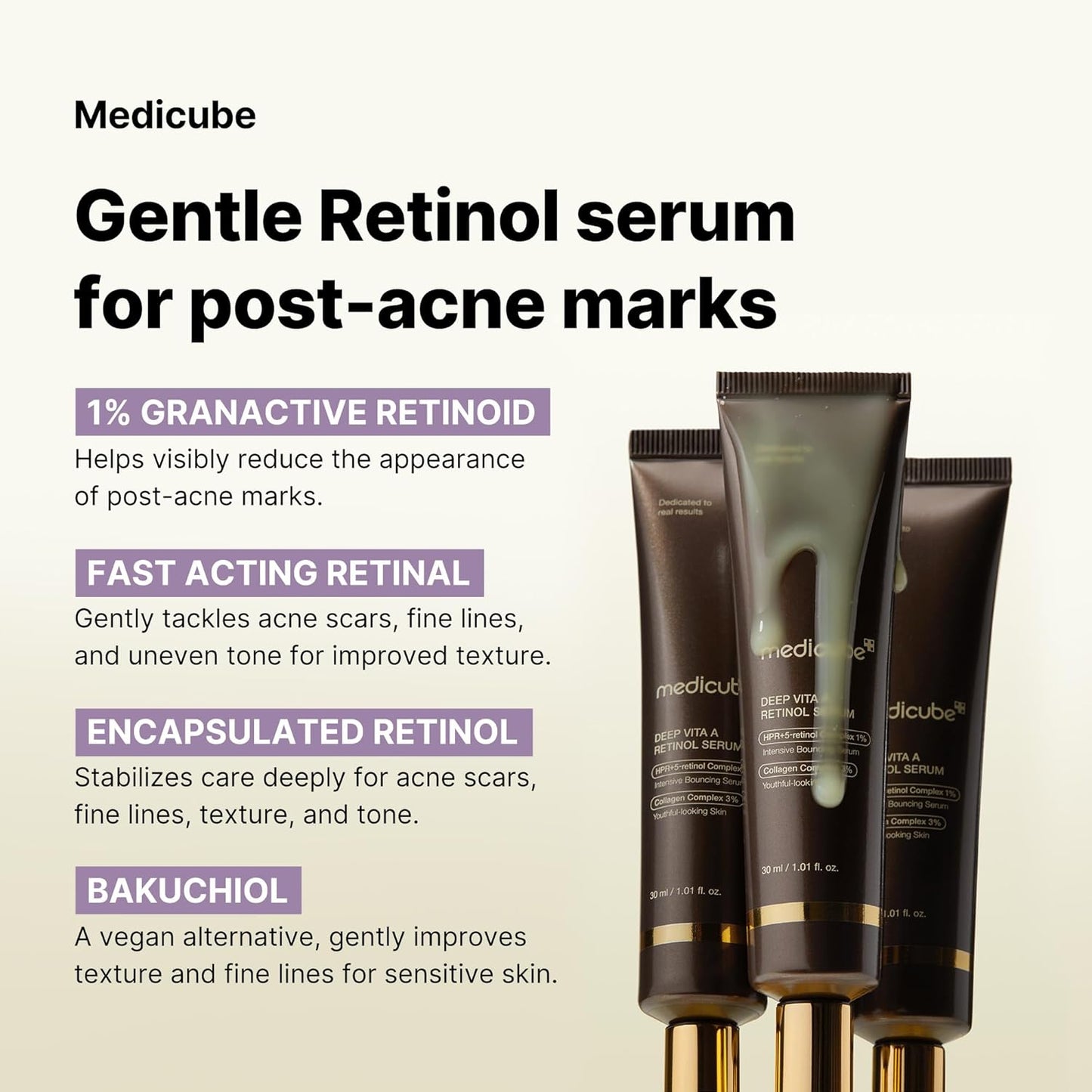 Medicube Deep Reviving Bakuchiol Retinol Serum