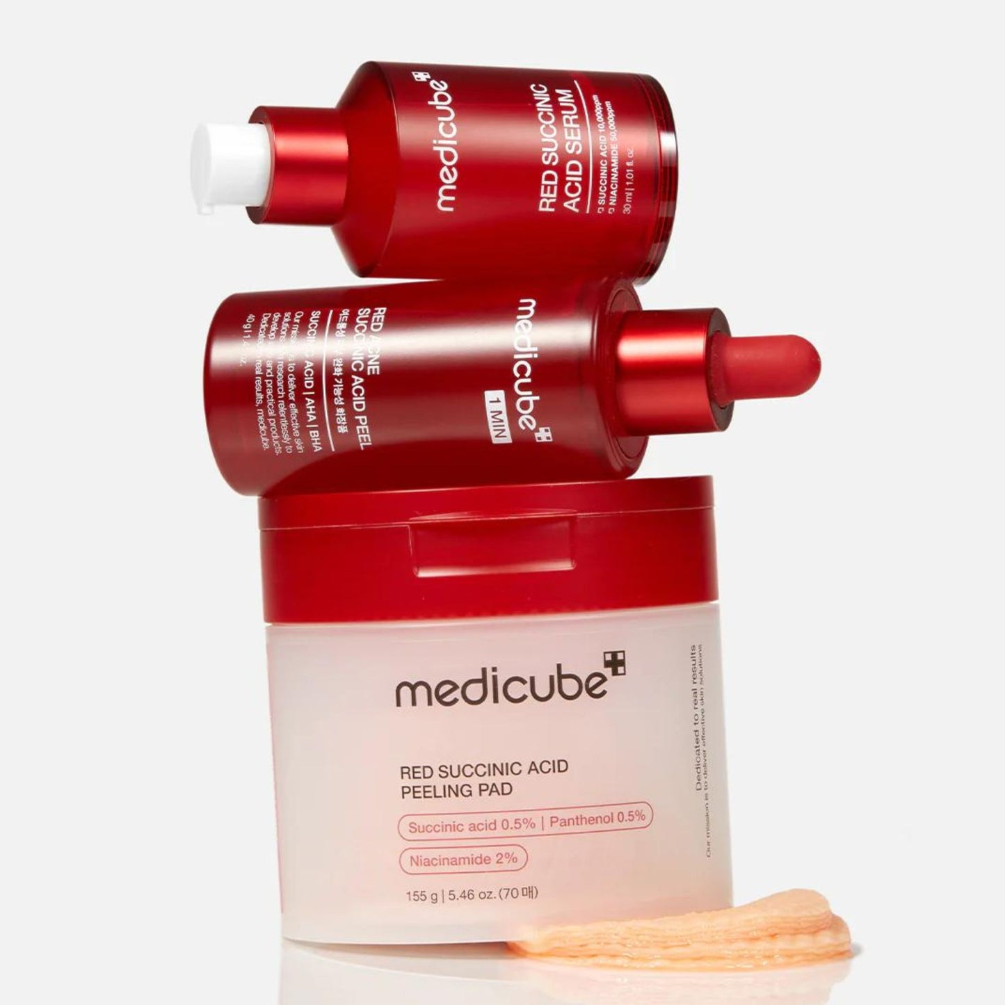 Medicube - Red Succinic Acid Panthenol Facial Peeling Pads