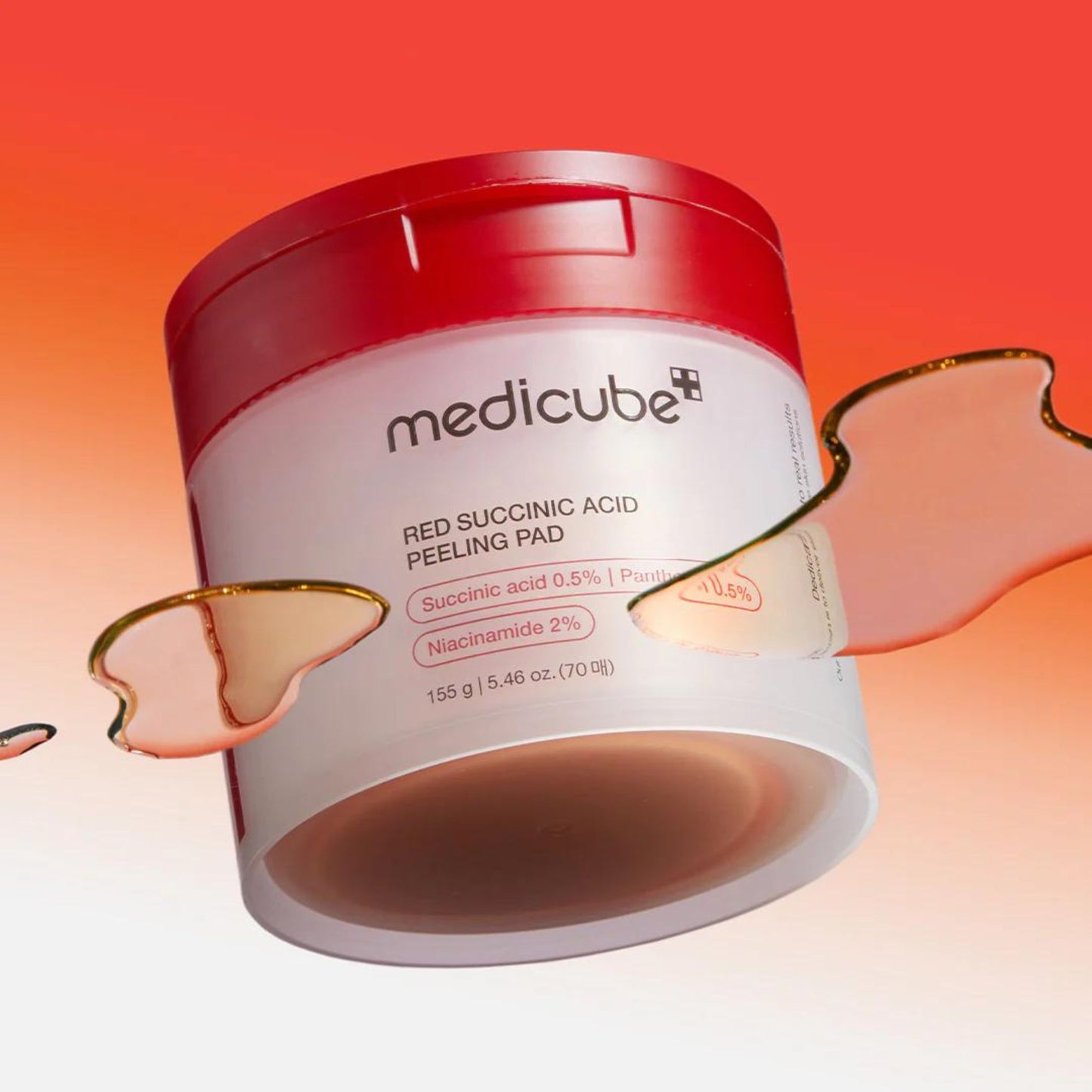 Medicube - Red Succinic Acid Panthenol Facial Peeling Pads