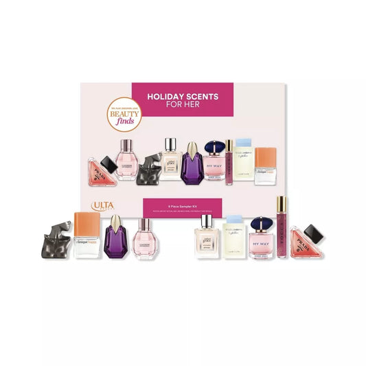 ULTA BEAUTY Holiday Scents for Her 9 pcs Mini Perfume Set for women