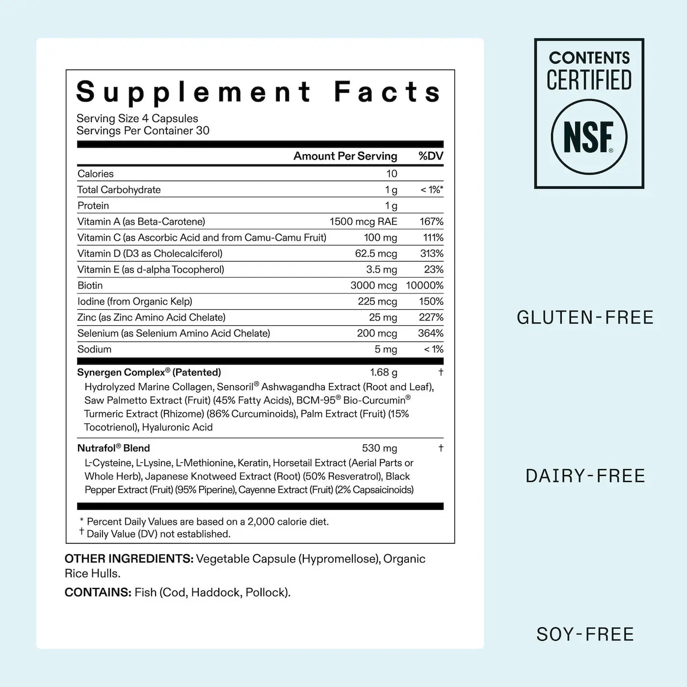 Nutrafol - Women Clinically Proven Hair Growth Supplement for Thinning