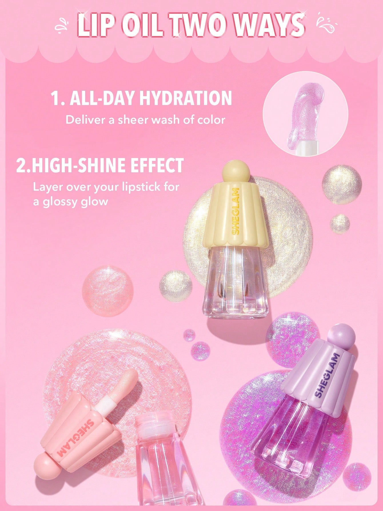 SHEGLAM - Jelly Wow Hydrating Lip Oil