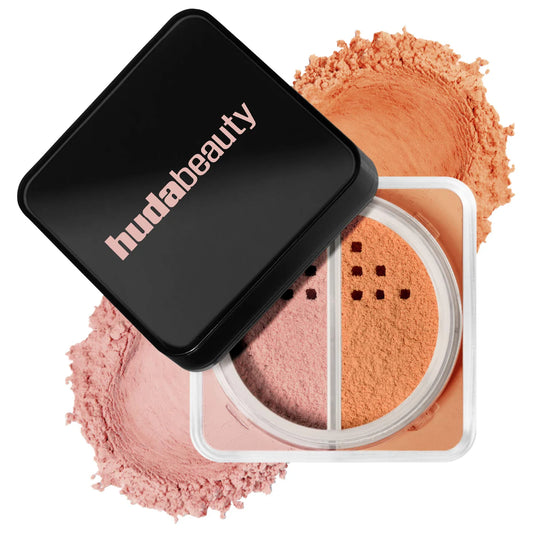 Huda Beauty - Easy Bake Loose Powder Brightening + Correcting Duo