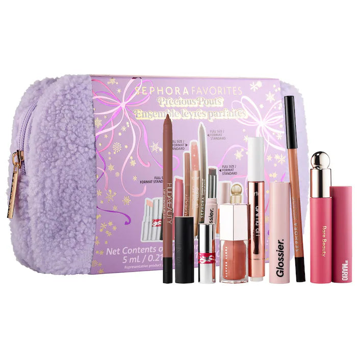Sephora Favorites Precious Pouts Lip Set – 9 lip products value bundle