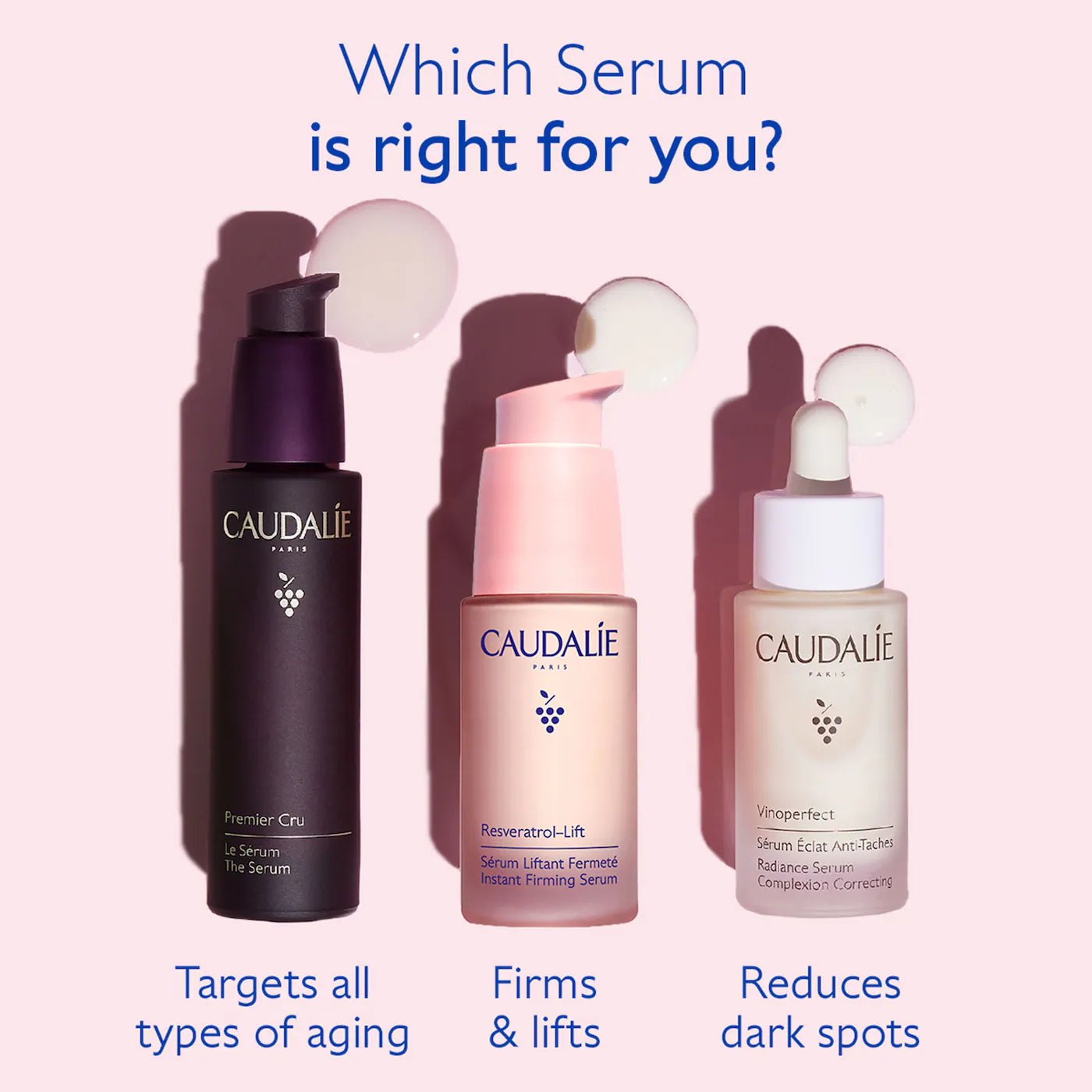 Caudalie Resveratrol Lift Instant Firming Refillable Retinol Alternative Serum