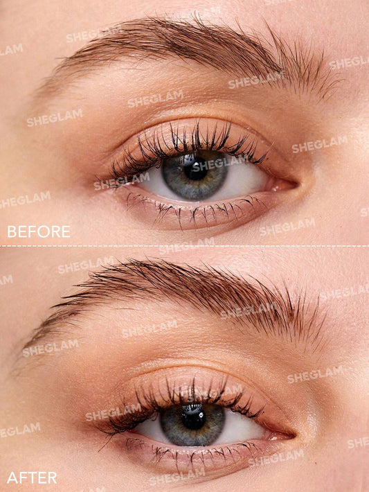 Sheglam - Set Me Up Brow Gel Long Lasting Waterproof Clear Eyebrow Gel Long Wear Smudge-proof Moisturizing Eyebrow Makeup