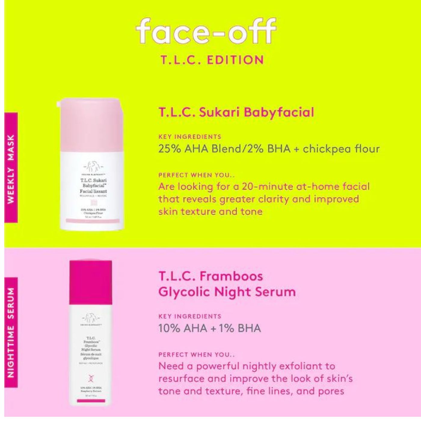 Drunk Elephant T.L.C. Sukari Babyfacial™ AHA + BHA Mask Mini
