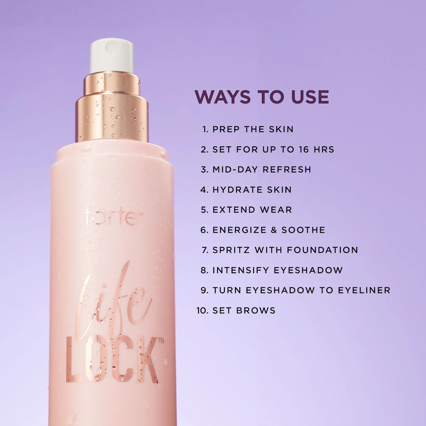 Tarte - Mini Life Lock Hydrating Setting Spray