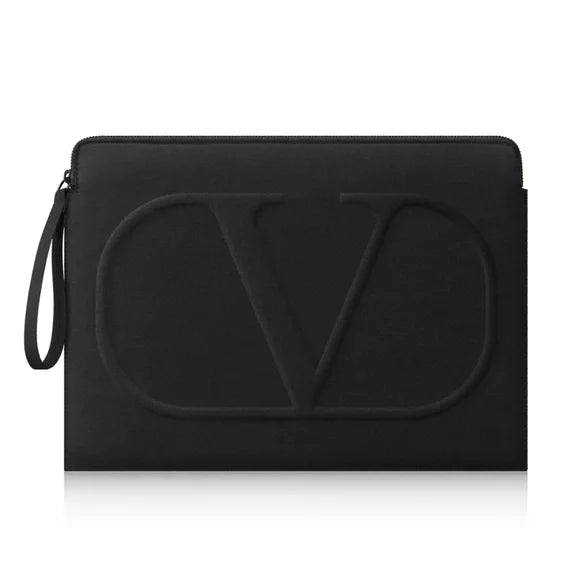 Valentino - Laptop Bag with Embossed Logo