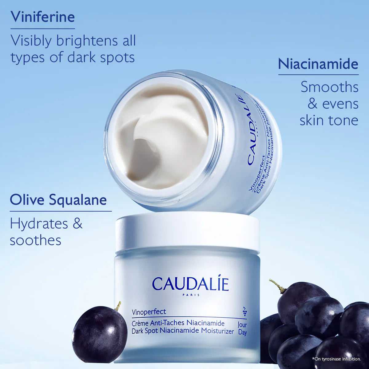 Caudalie Vinoperfect Dark Spot Brightening Refillable Moisturizer with Niacinamide
