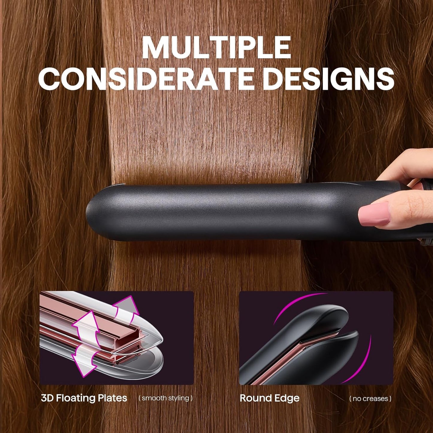Wavytalk - Multi Curl 3 in 1 Curling Wand Set