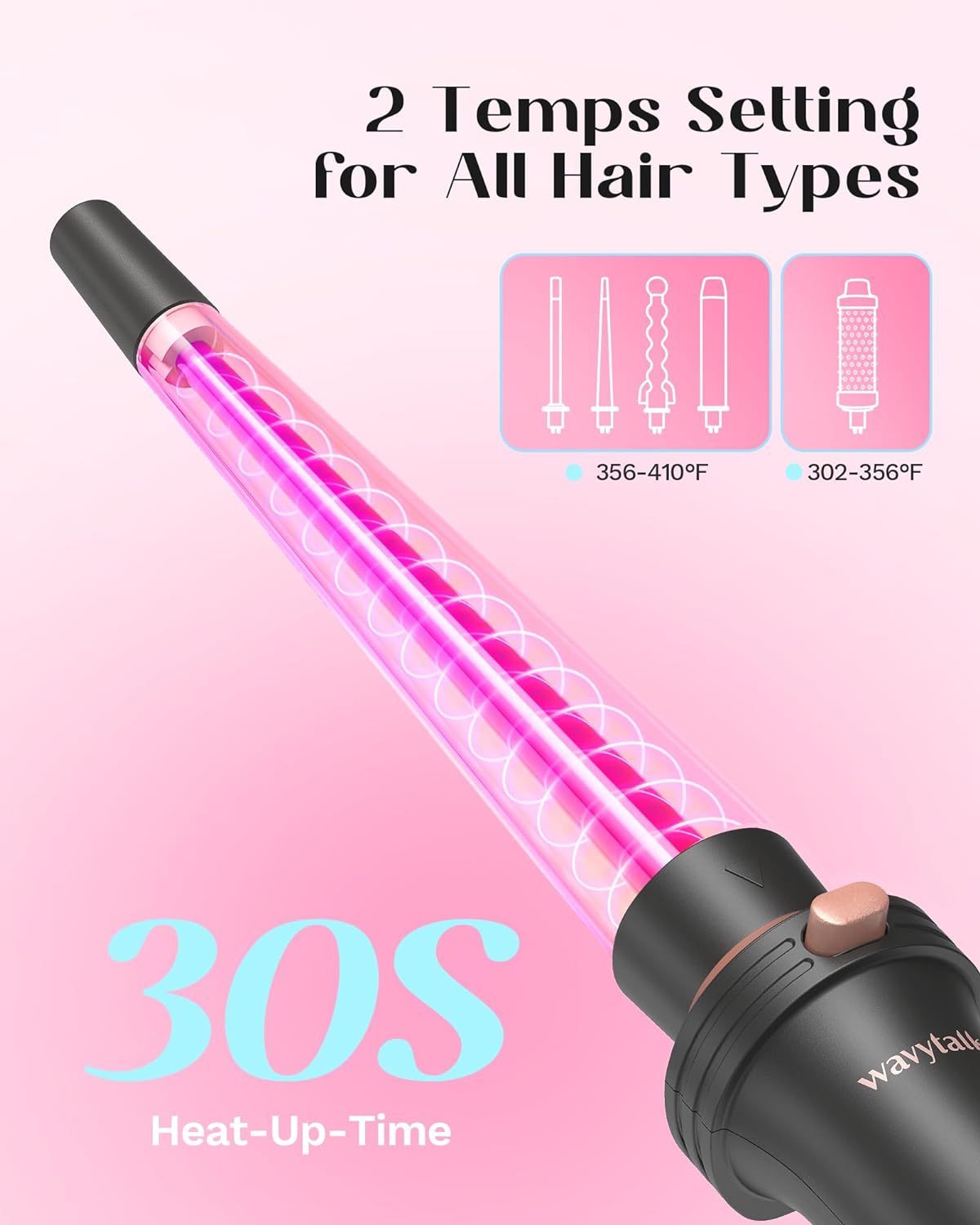 Wavytalk 5 in 1 Curling Iron Set