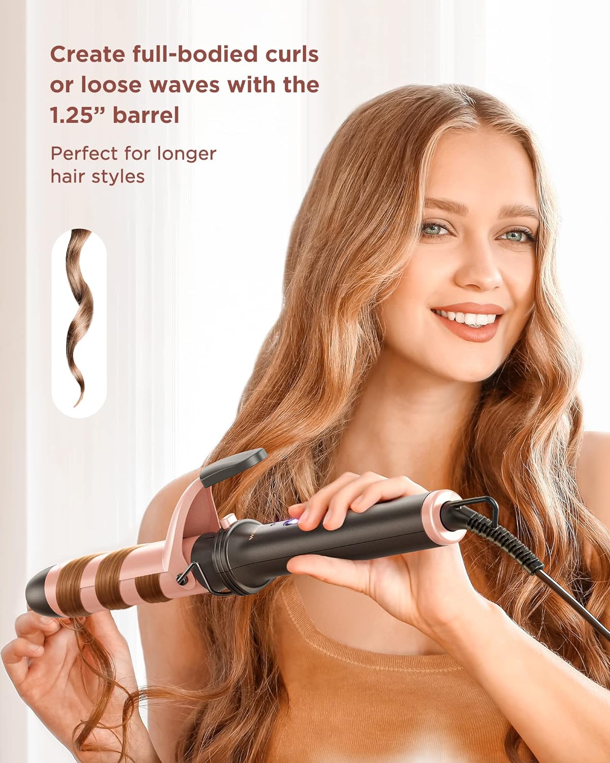 Wavytalk 5 in 1 Curling Iron Set with Curling Brush