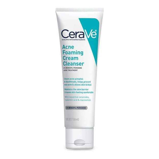 Acne foaming cream cleanser