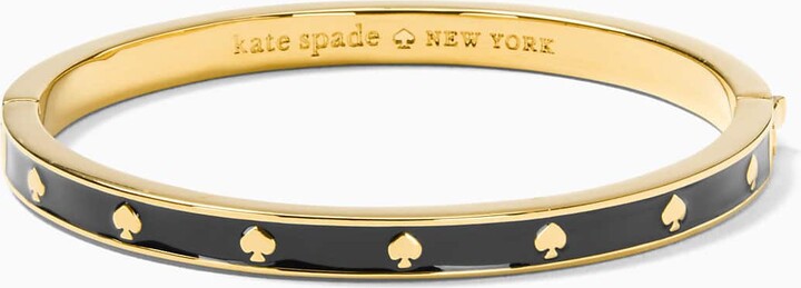 Kate Spade - Spot The Spade Enamel Hinged Bangle -