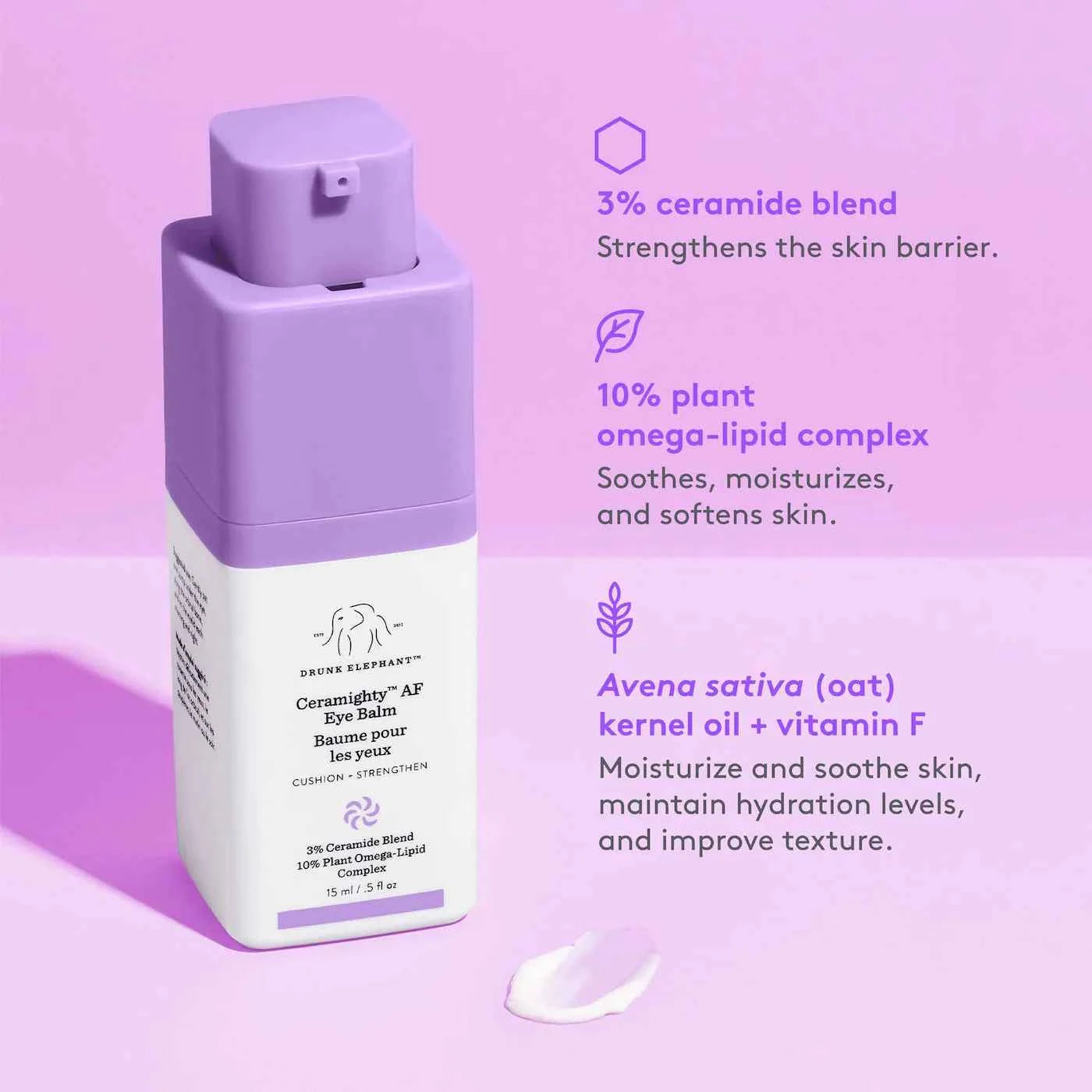 Drunk Elephant Ceramighty™ AF Eye Balm with Ceramides