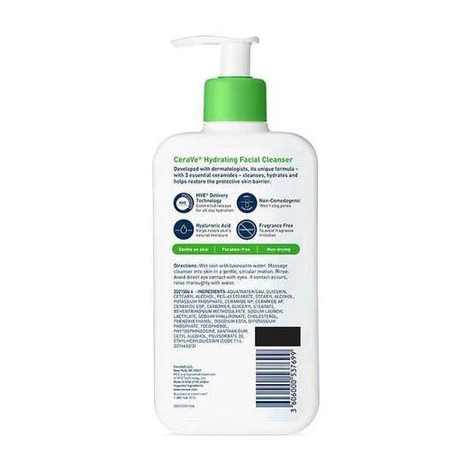 Hydrating facial cleanser