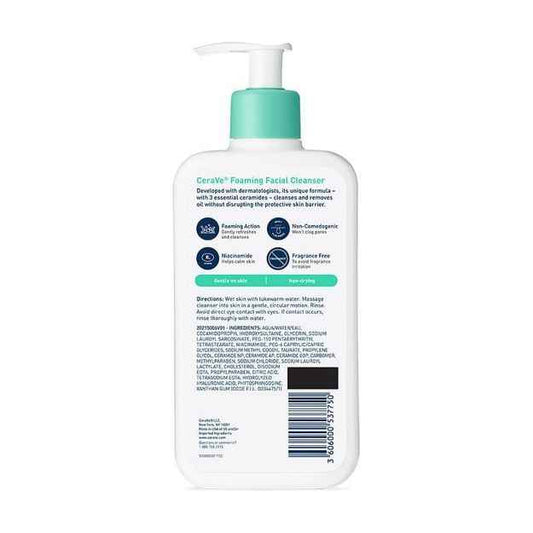 Foaming facial cleanser