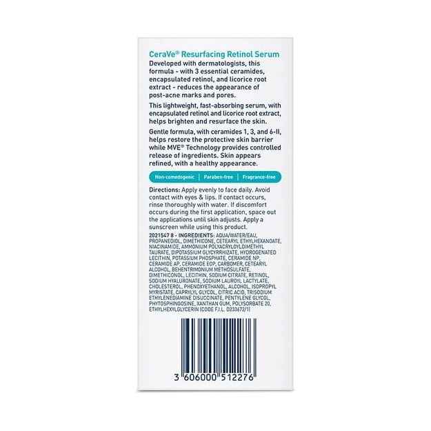 Resurfacing retinol serum