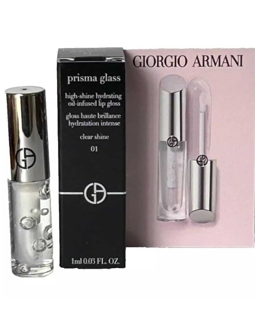 Armani Beauty Prisma Glass Hydrating Lip Gloss Travel Size