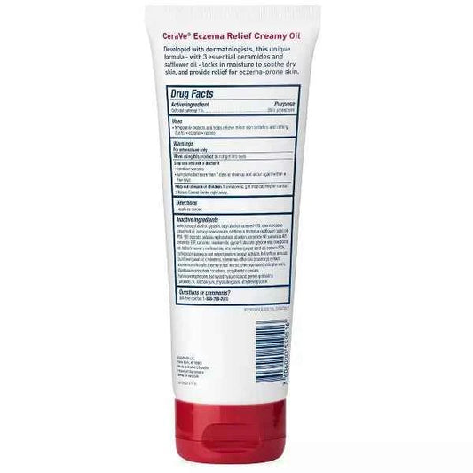 CeraVe Soothing Eczema Creamy Oil, Moisturizer for Dry and Itchy Skin