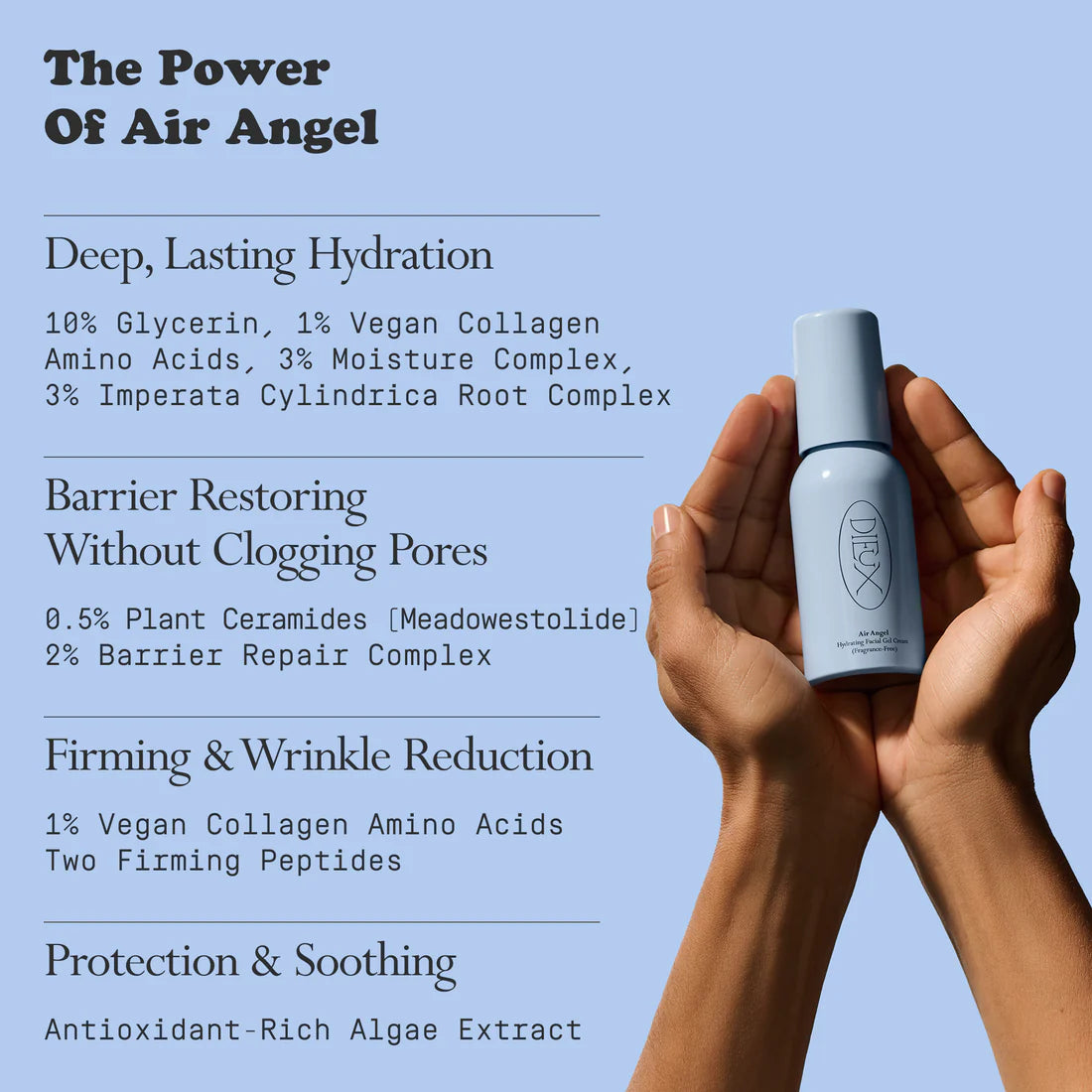 DIEUX - Air Angel Hydrating Facial Gel Cream