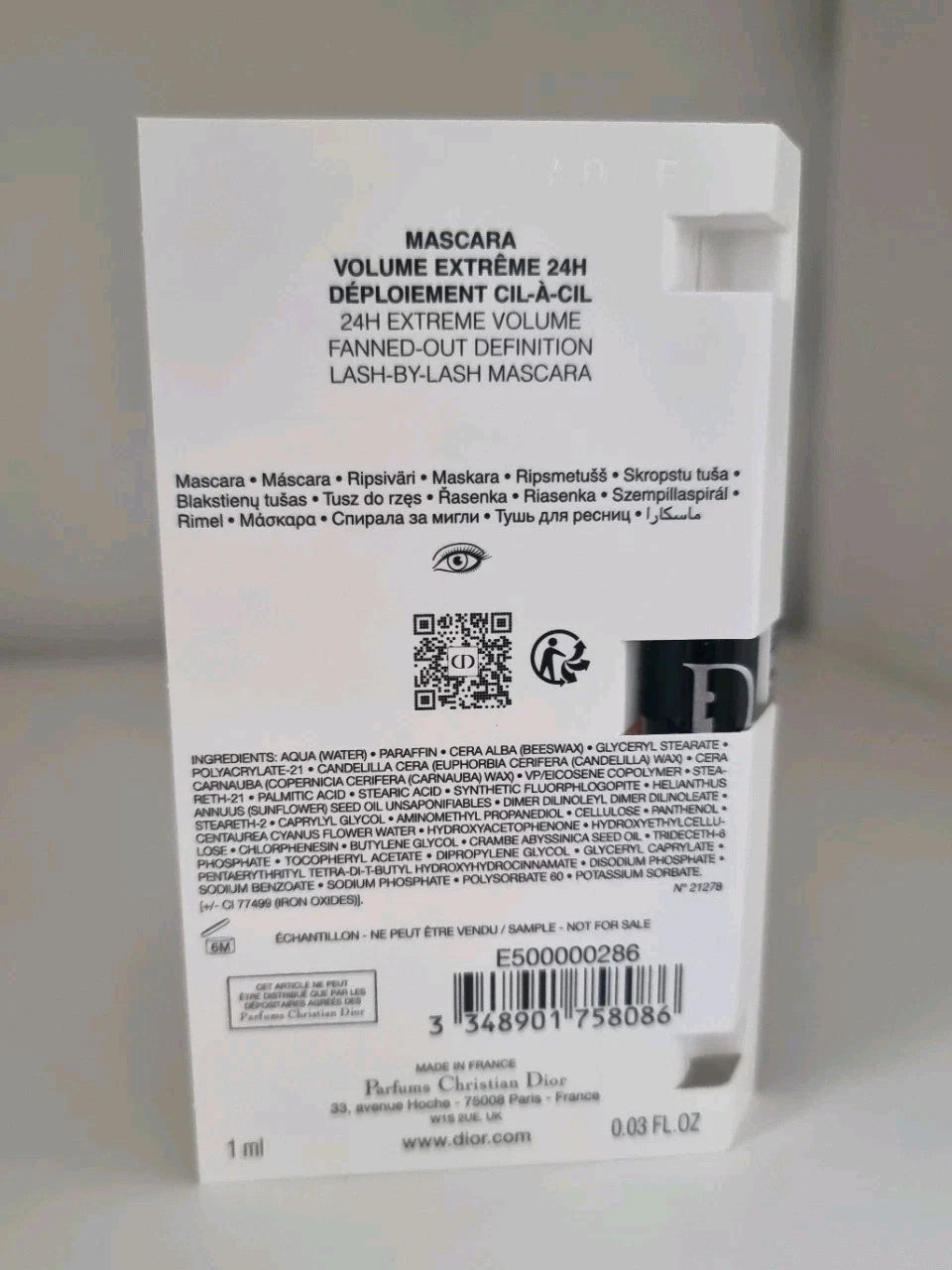DIOR - OverVolume 24-Hour Extreme Volume Mascara