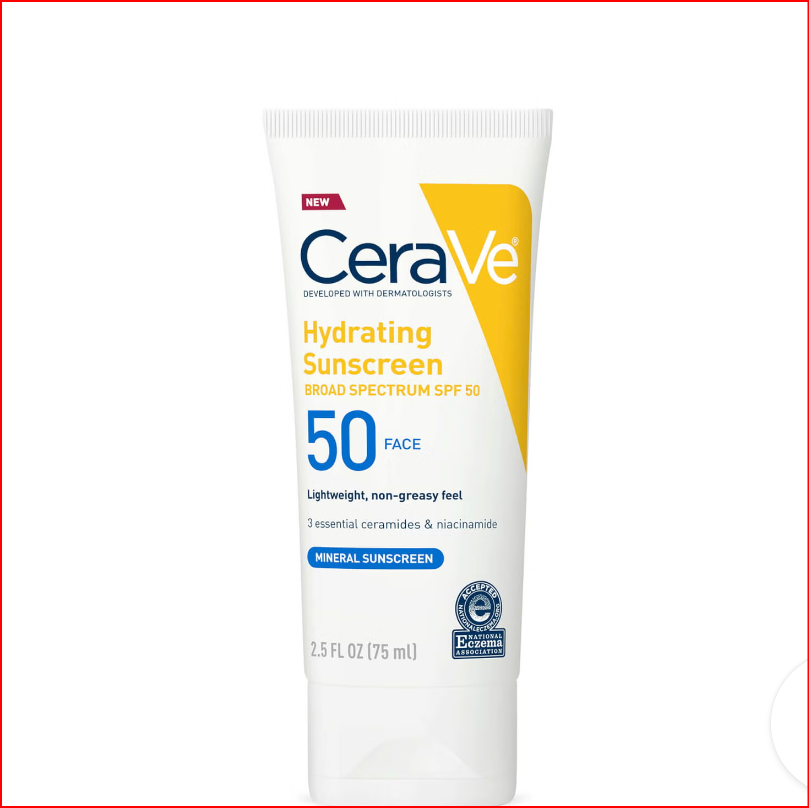 Hydrating mineral sunscreen