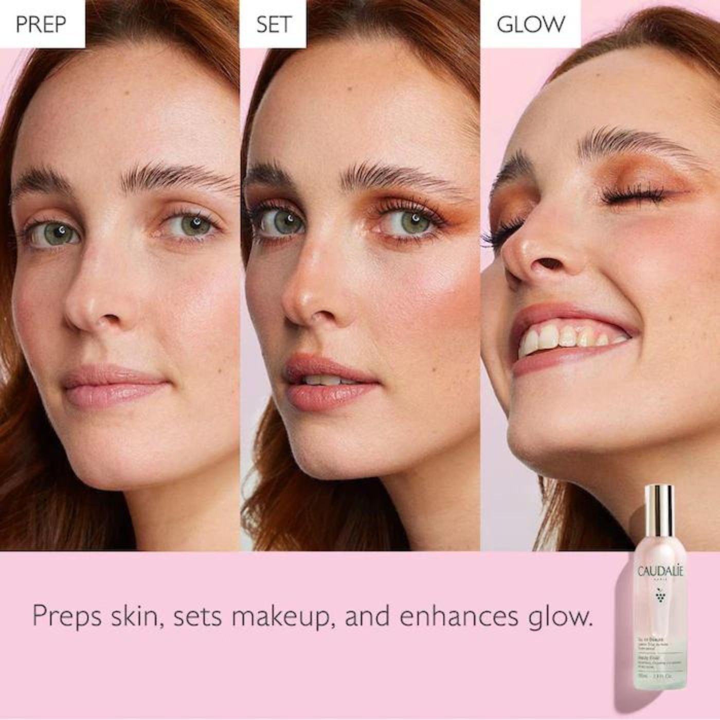 Caudalie - Beauty Elixir Prep, Set, Glow Face Mist