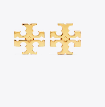 Tory Burch Women's Small Logo Stud Earrings