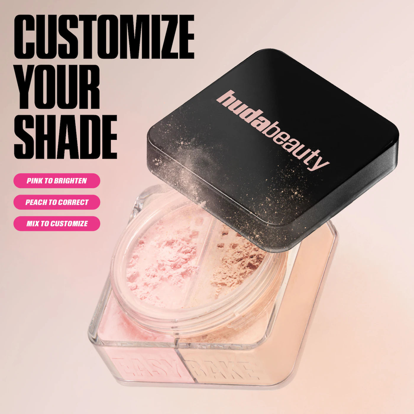 Huda Beauty - Easy Bake Loose Powder Brightening + Correcting Duo