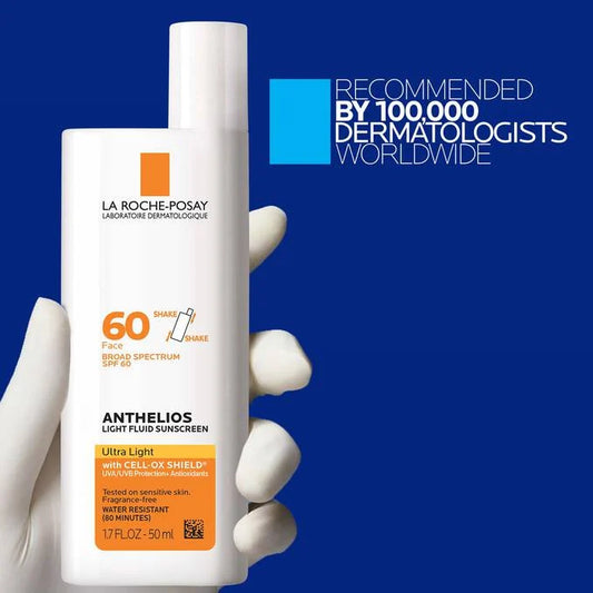 La Roche-Posay - Anthelios Ultra Light Fluid Facial Sunscreen SPF 60 - Brandz On Demand - Premium, 100% Original Beauty and Lifestyle ProductsΒ - Pakistan